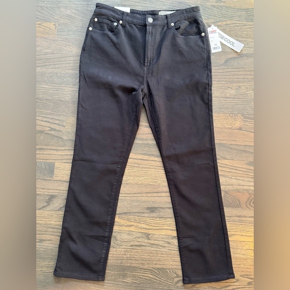 32 Cool Denim - 32 Degrees black slim fit sweatpants Jean NWT size 10